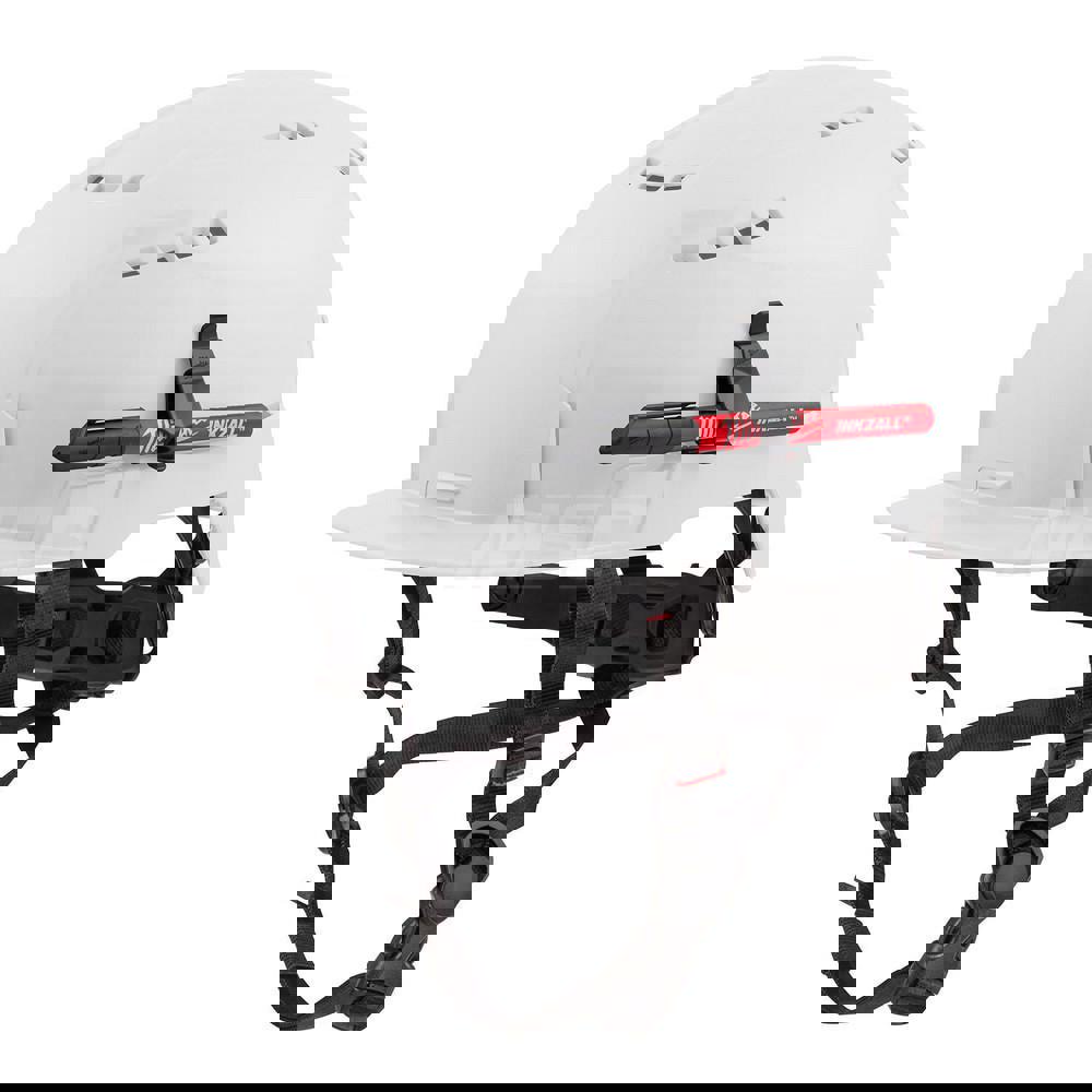 Hard Hat Marker Clip: Plastic, Black, Use with Milwaukee Tool Hard Hat